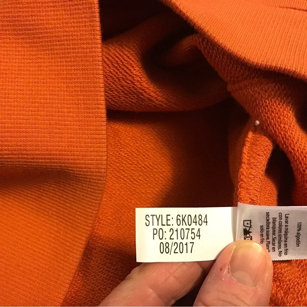 Vineyard Vines Performance 1/4 Zip Fleece Sweater Men's Size S Orange